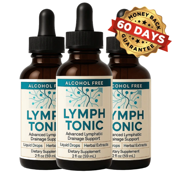 Lymph Tonic herbal supplement drops for natural lymphatic drainage and detox support